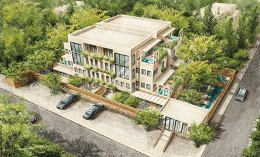 EN VENTA VILLA PENT HOUSE DE 4 HABITACIONES EN TULUM ALBERCA PRIVADA JACUZZI CERCA DEL MAR