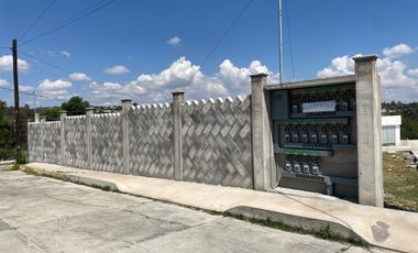 Venta de lotes en Fraccionamiento cerrado en San Pablo Apetatitlán, Tlaxcala