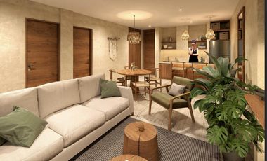 DEPARTAMENTO EN VENTA EN MAHAHUAL 2 HABITACIONES ALBERCA YOGA SPA BITCOIN