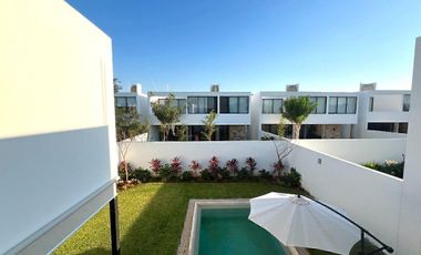CASA EN VENTA EN PRIVADA TAMORA EQUIPADA, CONKAL.