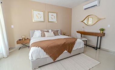 CASA EN VENTA EN PLAYA DEL CARMEN 3 HABITACIONES CON GYM, CASA CLUB ALBERCA, GRILL, PRIVADO