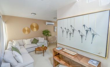 CASA EN VENTA EN PLAYA DEL CARMEN 3 HABITACIONES CON GYM, CASA CLUB ALBERCA, GRILL, PRIVADO