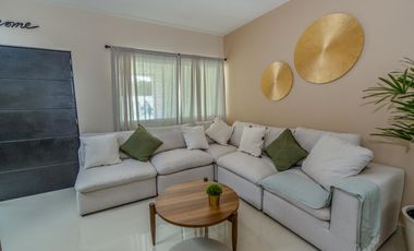 CASA EN VENTA EN PLAYA DEL CARMEN 3 HABITACIONES CON GYM, CASA CLUB ALBERCA, GRILL, PRIVADO