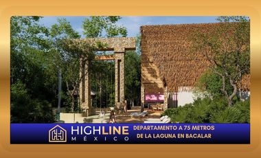 Departamento en Venta en Bacalar de 1 Habitación a 75 m de la Laguna