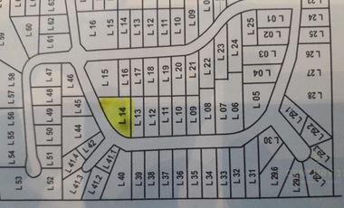 Terreno en venta en Resd. Campestre de 1,113 m2 en esquina Sm 309 mz 4 lt 14 Paseos del Sol C2887