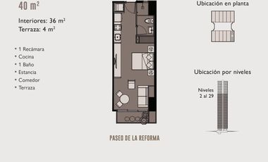 Departamento en Venta en Av. Paseo de la Reforma, Colonia Juárez V