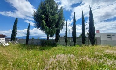 Lote en venta en fraccionamiento semi residencial cerrado en San Marcos Tepeticpac, Tlaxcala