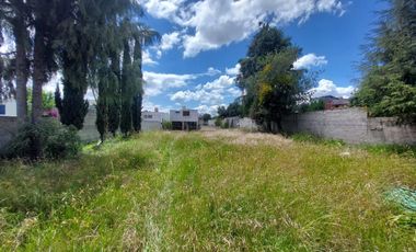 Lote en venta en fraccionamiento semi residencial cerrado en San Marcos Tepeticpac, Tlaxcala