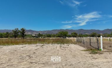 En venta Hectárea lotificada en Playa Palmarito, Puerto Escondido, Oaxaca