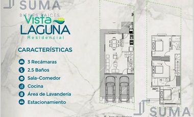 Casa en Venta en Fracc. Vista Laguna, Altamira Tamaulipas.