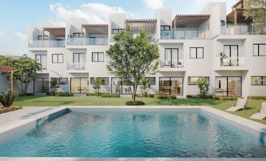 Departemento En Venta En Tulum De 3 Habitaciones Con  Alberca Central