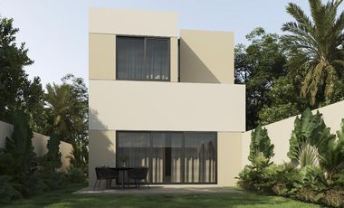 CASA EN VENTA EN RESIDENCIAL SAKCHE CON AMENIDADES, BACA YUCATAN.
