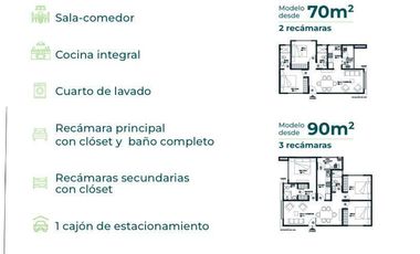 Departamentos en Venta 2 ó 3 recámaras. Col Coyol. Veracruz, Ver.