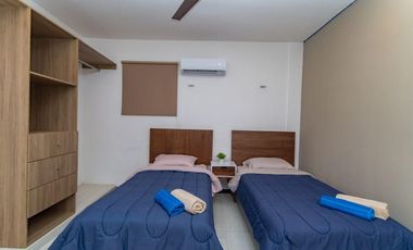 DEPARTAMENTO OLEA EQUIPADO Y AMUEBLADO EN VENTA, EN CHICXULUB, PUERTO.