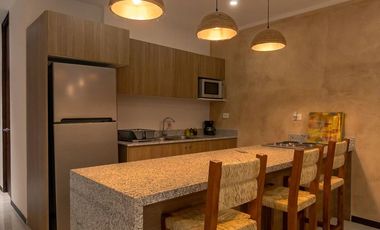 DEPARTAMENTO OLEA EQUIPADO Y AMUEBLADO EN VENTA, EN CHICXULUB, PUERTO.