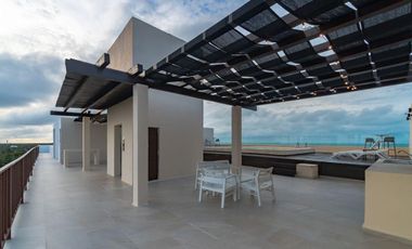 DEPARTAMENTO OLEA EQUIPADO Y AMUEBLADO EN VENTA, EN CHICXULUB, PUERTO.