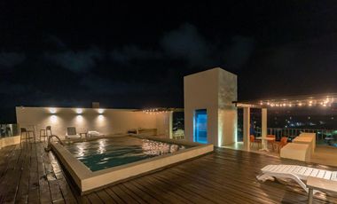 DEPARTAMENTO OLEA EQUIPADO Y AMUEBLADO EN VENTA, EN CHICXULUB, PUERTO.