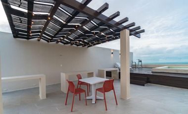 DEPARTAMENTO OLEA EQUIPADO Y AMUEBLADO EN VENTA, EN CHICXULUB, PUERTO.