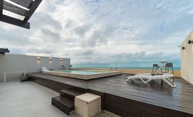 DEPARTAMENTO OLEA EQUIPADO Y AMUEBLADO EN VENTA, EN CHICXULUB, PUERTO.