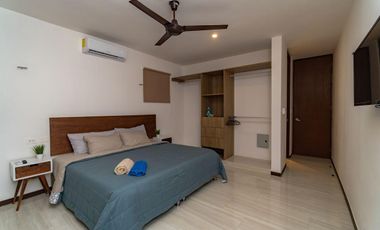 DEPARTAMENTO OLEA EQUIPADO Y AMUEBLADO EN VENTA, EN CHICXULUB, PUERTO.