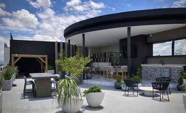 Espectacular departamento con vista al parque, 3 recámaras, 3.5 baños, 3 autos, alberca y gimnasio