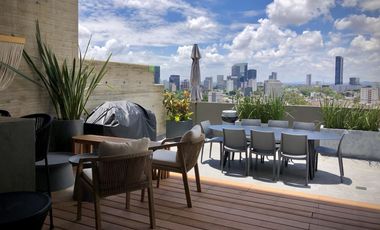 Espectacular departamento con vista al parque, 3 recámaras, 3.5 baños, 3 autos, alberca y gimnasio