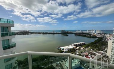 Renta departamento  frente al mar en ZH Cancun