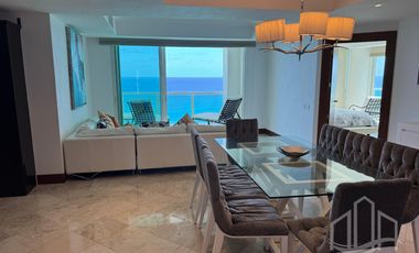 Renta departamento  frente al mar en ZH Cancun