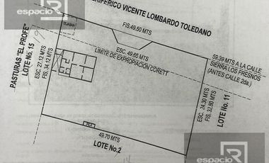 TERRENO EN RENTA SOBRE AVENIDA LOMBARDO TOLEDANO