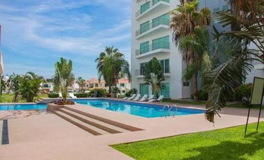 Departamento en renta anual en Isla Mazatlán, Marina