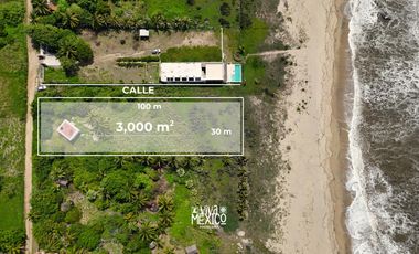 Terreno frente a Playa El Puertecito – Oportunidad de inversión en la Costa de Oaxaca