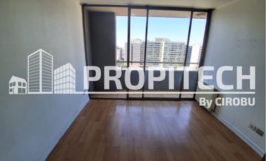 ARRIENDO DEPTO 43M2 1 HABITACION 1 BAÑO, TERRAZA, PISO 10, METRO PARQUE ALMAGRO