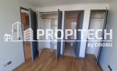 ARRIENDO DEPTO 43M2 1 HABITACION 1 BAÑO, TERRAZA, PISO 10, METRO PARQUE ALMAGRO
