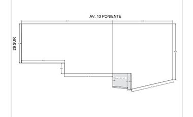 Terreno comercial en renta en Colonia La Paz