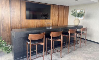 Nuevo, Muy cerca Zona Financiera, Torre Elysian en el Country Club, 1 recámara, 1.5 baños, 1 auto