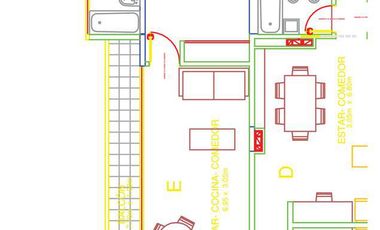 Departamento 3 Ambientes alquiler temporario en Vicente López – Vista al Río y Cochera