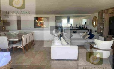 Espectacular PentHouse de 4 Recamaras con Alberca Privada sobre Playa en Acapulco Diamante