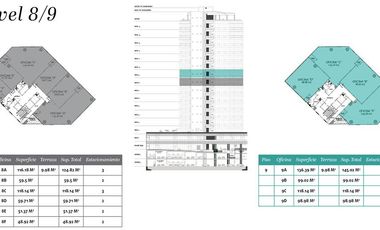 RENTA  DE OFICINAS CON ÁREA COMERCIAL EN TORRE NEXUS , PUEBLA