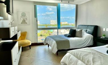 Departamento en  Renta Bay View Grand, Zona Hotelera, Cancun Mexico
