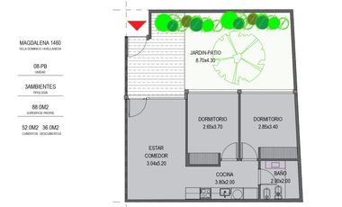 Venta / Departamento / 3 Ambientes  / villa dominico/ apto credito