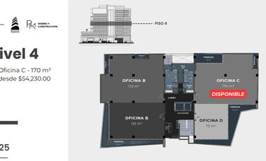 FRACC. COSTA DE ORO, Oficinas en RENTA desde 170 m2 en excelente ubicacion