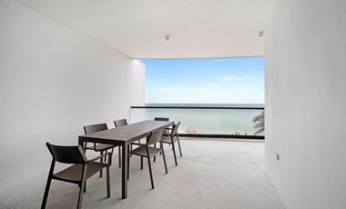 Departamento de Lujo Frente al Mar en Siela Telchac, Amueblado y Equipado