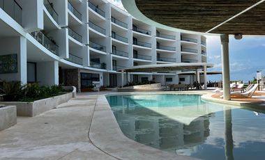 Departamento de Lujo Frente al Mar en Siela Telchac, Amueblado y Equipado