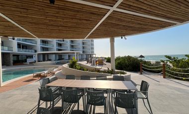 Departamento de Lujo Frente al Mar en Siela Telchac, Amueblado y Equipado