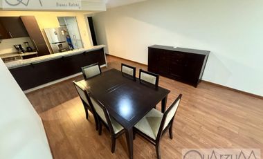 SUPER DEPARTAMENTO AMUEBLADO EN RENTA EN COLONIA NÁPOLES, MUY BIEN UBICADO