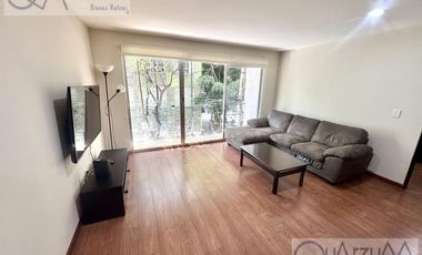 SUPER DEPARTAMENTO AMUEBLADO EN RENTA EN COLONIA NÁPOLES, MUY BIEN UBICADO