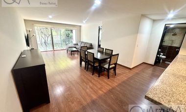 SUPER DEPARTAMENTO AMUEBLADO EN RENTA EN COLONIA NÁPOLES, MUY BIEN UBICADO