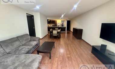 SUPER DEPARTAMENTO AMUEBLADO EN RENTA EN COLONIA NÁPOLES, MUY BIEN UBICADO