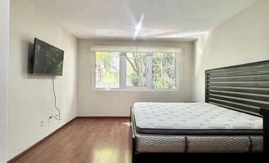 SUPER DEPARTAMENTO AMUEBLADO EN RENTA EN COLONIA NÁPOLES, MUY BIEN UBICADO