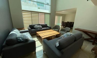 Casa en Renta AMUEBLADA en Cluster Puebla Blanca, Lomas de Angelopolis, Puebla.